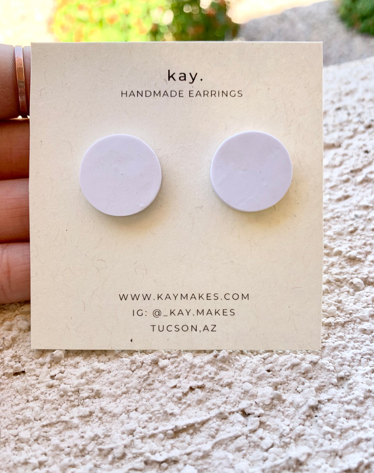 Large Button Studs